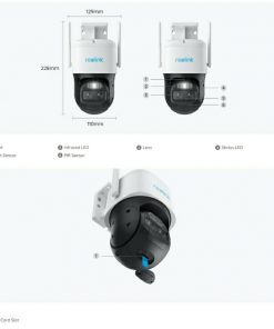 REOLINK TrackMix 4MP BATERIJSKA WIFI KAMERA S 2 LEĆE I AI DETEKCIJOM - Slika 2