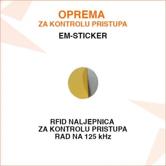 RFID NALJEPNICA ZA KONOTRLU PRISTUPA EM-STICKER