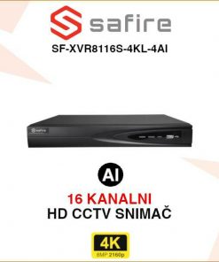 SAFIRE 16 KANALNI 4K AI VIDEO SNIMAČ SF-XVR8116S-4KL-4AI