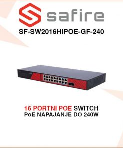 SAFIRE 16 PORTNI HI POE SWITCH SF-SW2016HIPOE-GF-240