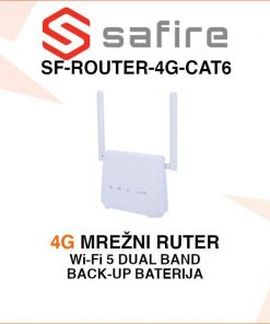 SAFIRE 4G MREŽNI RUTER S BACKUP BATERIJOM SF-ROUTER-4G-CAT6