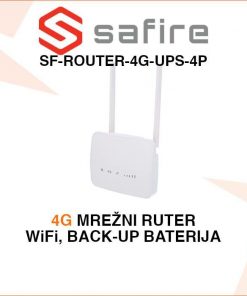 SAFIRE 4G MREŽNI RUTER S BATERIJOM SF-ROUTER-4G-UPS-4P