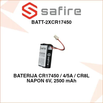 SAFIRE 6V BATERIJA BATT-2XCR17450