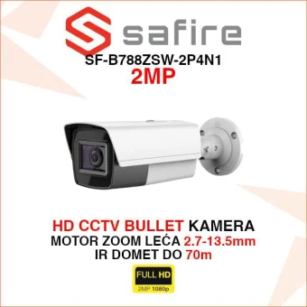 SAFIRE FULL HD BULLET MOTOR ZOOM NADZORNA KAMERA SF-B788ZSW-2P4N1