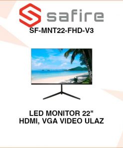 SAFIRE LED MONITOR ZA VIDEO NADZOR 22" SF-MNT22-FHD-V3