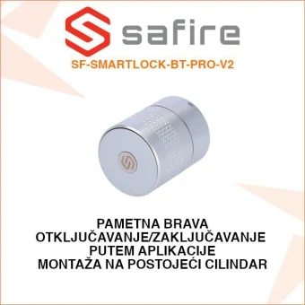 SAFIRE PAMETNA BRAVA ZA POSTOJEĆI CILINDAR SF-SMARTLOCK-BT-PRO-V2