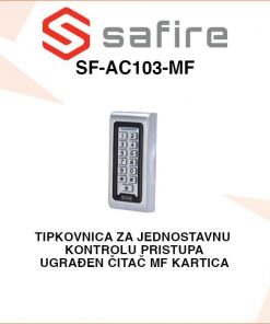 SAFIRE TIPKOVNICA - ŠIFRATOR ZA JEDNOSTAVNU KONTROLU PRISTUPA SF-AC103-MF