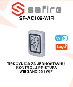 SAFIRE TIPKOVNICA - ŠIFRATOR ZA KONTROLU PRISTUPA WiFi SF-AC109-WIFI