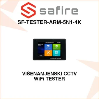 SAFIRE VIŠENAMJENSKI WIFI CCTV TESTER SF-TESTER-ARM-5N1-4K