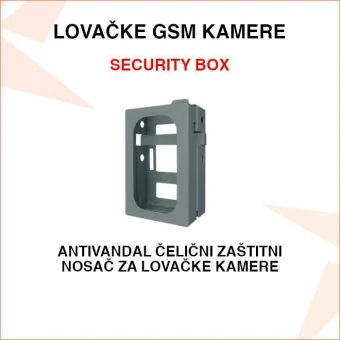 SECURITY BOX ČELIČNI ANTIVANDAL ZAŠTITNI NOSAČ ZA LOVAČKE KAMERE