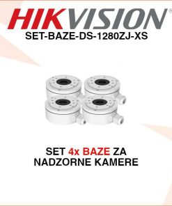 SET OD 4 BAZE DS-1280ZJ-XS ZA NADZORNE KAMERE SET-BAZE-DS-1280ZJ-XS