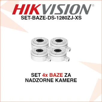 SET OD 4 BAZE DS-1280ZJ-XS ZA NADZORNE KAMERE SET-BAZE-DS-1280ZJ-XS