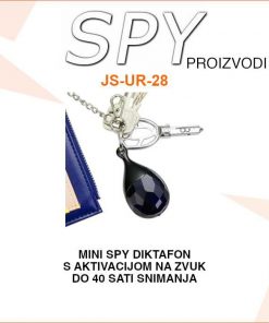 SPY DIKTAFON S AKTIVACIJOM NA ZVUK - DO 40 SATI SNIMANJA JS-UR-28