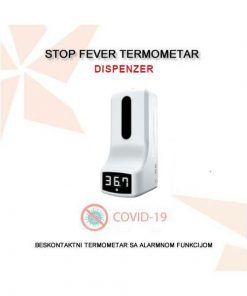 COVID 19 TERMOMETAR S DISPENZEROM I ALARMOM STOP FEVER DISPENZER
