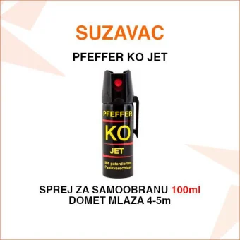 SUZAVAC - PAPRENI SPREJ ZA SAMOOBRANU PFEFFER KO JET 100ml