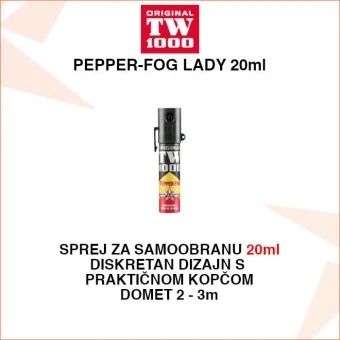 TW1000 PEPPER-FOG LADY 20ml - SUZAVAC, PAPRENI SPREJ ZA SAMOOBRANU