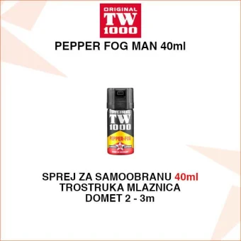 TW1000 PEPPER FOG MAN 40ml - SUZAVAC, PAPRENI SPREJ ZA SAMOOBRANU