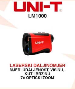 UNI-TREND LASERSKI METAR - DALJINOMJER SA 7x ZUMIRANJEM LM1000