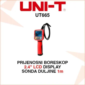 UNI-TREND PRIJENOSNI BATERIJSKI BORESKOP SA LCD MONITOROM UT665