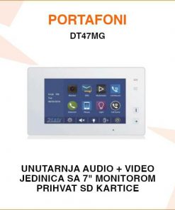 V-TEK UNUTARNJA JEDINICA ZA PORTAFON SA 7" EKRANOM DT47MG