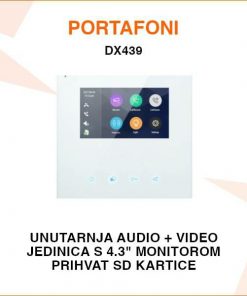 V-TEK UNUTARNJA WiFi VIDEO JEDINICA ZA PORTAFON DX439