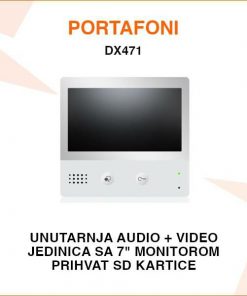 V-TEK UNUTARNJA WiFI JEDINICA ZA PORTAFON SA 7'' LED EKRANOM DX471