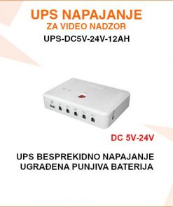 UPS BESPREKIDNO NAPAJANJE DC 5V-24V S PUNJIVOM BATERIJOM