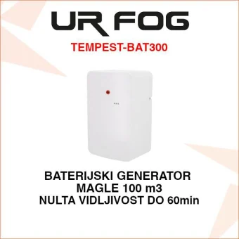 URFOG BATERIJSKI PROTUPROVALNI GENERATOR MAGLE TEMPEST-BAT300