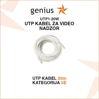 UTP KABEL ZA VIDEO NADZOR CAT5E 20M