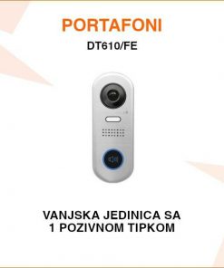 V-TEK VANJSKA JEDINICA S POZIVNOM TIPKOM I FISH EYE KAMEROM DT610/FE