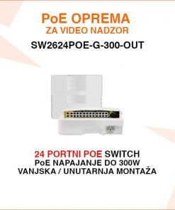 VANJSKI 24 PORTNI POE SWITCH SW2624POE-G-300-OUT