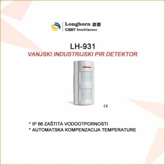LONGHORN VANJSKI INDUSTRIJSKI PIR DETEKTOR POKRETA LH-931