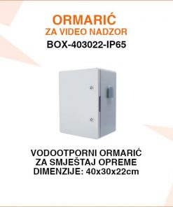 VODOOTPORNI ORMARIĆ ZA VIDEO NADZOR BOX-403022-IP65