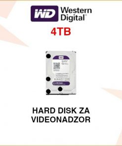 WD PURPLE 4TB HARD DISK ZA VIDEO NADZOR WD40PURX