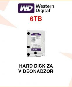 WD PURPLE 6TB HARD DISK ZA VIDEO NADZOR WD60PURX