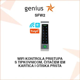 WI-FI ŠIFRATOR - TIPKOVNICA SA ČITAČEM EM KARTICA I OTISKA SFW2