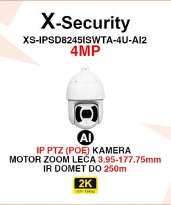 X-SECURITY IP PTZ AUTOTRACKING 4MP AI KAMERA XS-IPSD8245ISWTA-4U-AI2