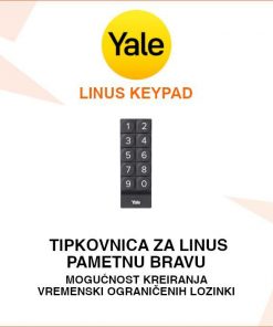 YALE TIPKOVNICA ZA PAMETNU BRAVU YALE LINUS KEYPAD