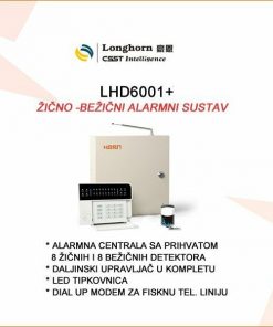 LONGHORN ŽIČANO BEŽIČNA ALARMNA CENTRALA SA LED TIPKOVNICOM LHD60001+