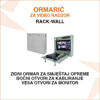 RACK-WALL 2U1  ZIDNI ORMAR ZA SNIMAČ I MONITOR