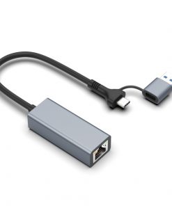 Asonic 2u1 USB 3.0 A/C to 10/100/1000 Ethernet LAN