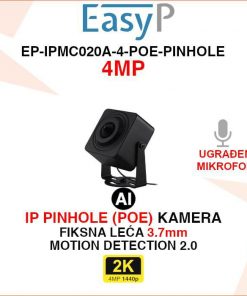 EASY-P 4MP MINI PINHOLE IP POE KAMERA EP-IPMC020A-4-POE