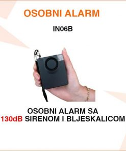 OSOBNI ALARM SA SIRENOM I SIGNALNOM LAMPOM IN06B