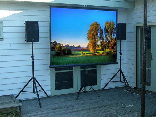 Projekcijsko platno 203 x 203 samostojeće Projekcijsko platno 203 x 203 samostojeće