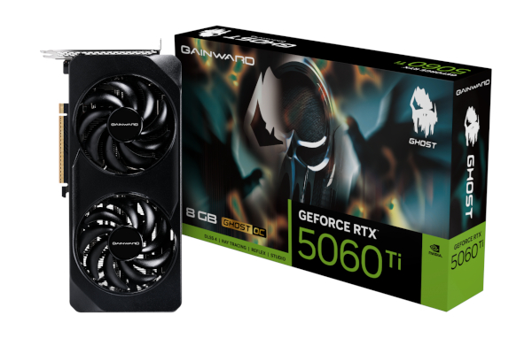 Gainward RTX 5060Ti Ghost OC 16GB GDDR7 Gainward RTX 5060Ti Ghost OC 16GB GDDR7