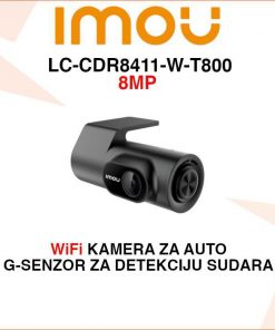 T-800 IMOU 4K WIFI KAMERA ZA AUTO SA DETEKCIJOM SUDARA