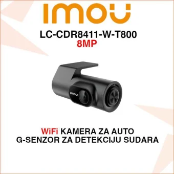 T-800 IMOU 4K WIFI KAMERA ZA AUTO SA DETEKCIJOM SUDARA