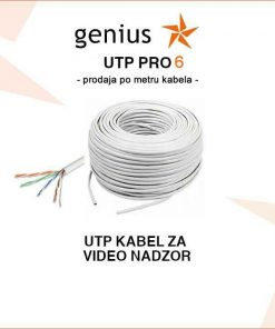 KABEL ZA VIDEO NADZOR ZA PRIJENOS PODATAKA VELIKE BRZINE UTP PRO