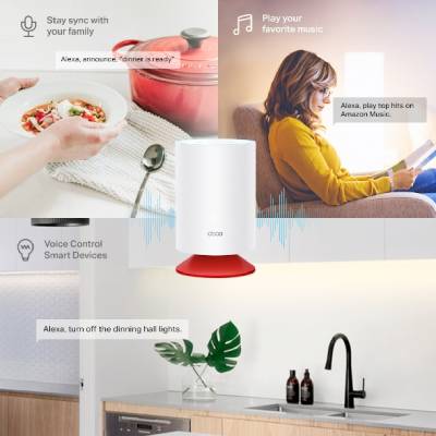 Deco Voice X20 AX1800 Mesh WiFi 6 Smart speaker 2p Deco Voice X20 AX1800 Mesh WiFi 6 Smart speaker 2p