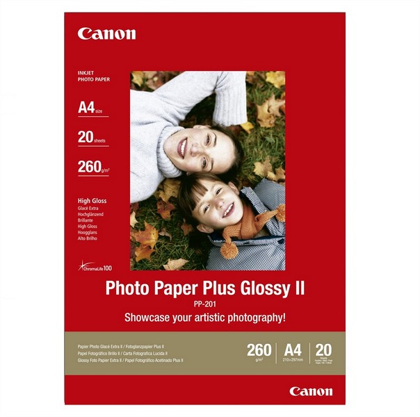 Canon Photo Paper Plus PP201 - A4 - 20L Canon Photo Paper Plus PP201 - A4 - 20L